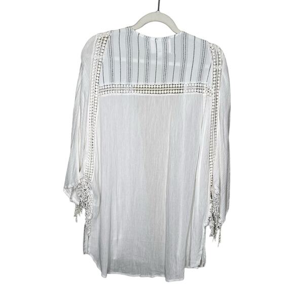 Sloane Rouge Size Small Kimono Open front top swimsuit cover up - Picture 2 of 7